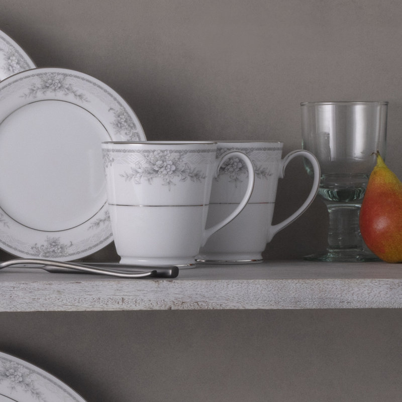 Noritake Sweet Leilani Set Of 4 Mugs, 12 Oz. | Wayfair
